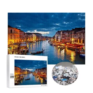 1pcs Dropshipping Customized Print Picture Photo Custom Sublimation 1000 Piece Jigsaw Puzzle