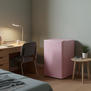 Refrigerador Compacto de 3.2 Pies Cúbicos, Mini Nevera Rosa de Una Puerta Reversible con Congelador y Termostato Ajustable, Modelo D0100XF3LRT - Product Image 2