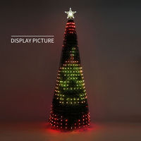 Tira de luz LED KING YI vacaciones navideñas neón LED punto de luz LED lámpara bombilla Control inteligente color luces de Navidad