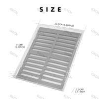 Boîte de pêche à la mouche en plastique Transparent léger gris EVA mousse fendue stockage Durable pour crochets appât rivière océan bateau pêche