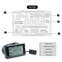 Kit de conversion de vélo de montagne à assistance électrique 48V/52V 1500W-2000W avec réglage à cinq vitesses, compatible avec les roues de 20 à 29 pouces