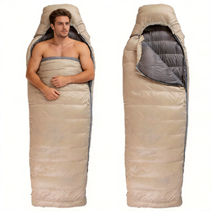 Sac de couchage portable pour adulte de style momie en duvet d'oie pour le camping en plein air avec tissu en nylon pour l'alpinisme Vente en gros AF230013 - Product Image 1