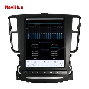 NaviHua Car Video FM GPS Navigation Touch <b>Screen</b> Android Car Headrest Monitor Auto Radio for Tesla Style Acura TL 2005-2008 - Product Image 3