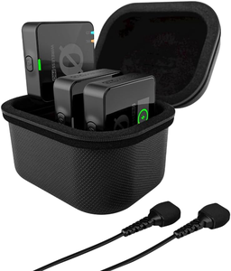 De <b>Wireless</b> Pro 2-Person Clip-On <b>Wireless</b> Microphone SystemRecorder With Lavaliers CMOS Sensor Mirrorless <b>Camera</b> - Product Image 1