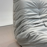 Canapé moderne une place en tissu rembourré d'éponge avec compression sous vide pour appartement, salon ou hôtel