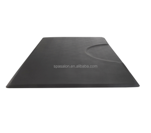 Gran oferta, alfombrillas de salón con logotipo personalizado, alfombrillas antifatiga de PVC PU para estaciones de peluquero, alfombrilla para silla, peluquería moderna lavable - Product Image 5