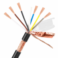 Cable Eléctrico RVVP con Aislamiento de PVC y Conductor de Cobre Flexible Sólido, Precio de Fábrica, 2, 3, 4 Núcleos, 0.5, 0.75, 1.5 mm², IP68