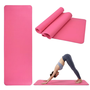 Yoga Mat <strong>TPE</strong> 183x61cm 6mm Skin Friendly Non Slip Fitness Mat Waterproof Easy Clean for Indoor Floor Workout - Product Image 1