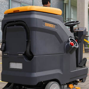 Type de batterie nouveau jaune équipement de nettoyage bon marché maison carreaux de céramique poussière industriel manuel épurateur de sol sèche - Product Image 2