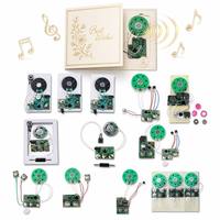 Carte de Noël musicale 3D pop-up de luxe, faite à la main, solution de marquage publicitaire pour les fêtes