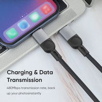 Câble USB-C personnalisé en usine 100W, 0,9m, 1,8m, 3m, câble de données USB 2.0 tressé en nylon de haute qualité, câbles de charge rapide pour téléphone et ordinateur portable