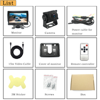 Caméra de recul étanche AHD 1080P Système de vue arrière de camion 7 ''Installation facile pour une meilleure vision de secours