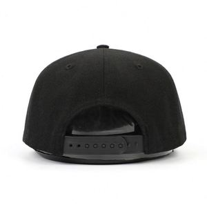 Casquette Snapback Homme 6 Panneaux Noire Structurée 100% Coton Brodé de Qualité Supérieure – Idéale pour la Promotion - Product Image 4