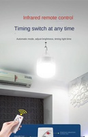 Ampoule LED solaire extérieure IP67 avec fonction de charge d'urgence pour marché nocturne, camping, éclairage routier, conforme aux normes transfrontalières, jardin