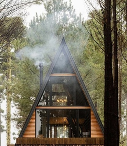 Casas Modulares Prefabricadas de Acero Estilo <span class=keywords><strong>Boutique</strong></span>, Tipo Bungalow Triangular, de Bajo Costo y Entrega Mundial, para Hoteles y Hogares - Product Image 4
