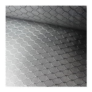 Tissu en fibre de carbone premium 200GSM, motif tissé hexagonal 3D pour les tableaux de bord de supercars, chaussures de luxe, garnitures intérieures automobiles, garçons, filles - Product Image 1