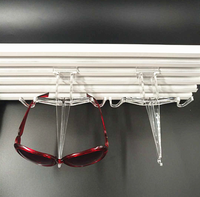 Présentoirs de Lunettes Ouverts en Plastique Transparent, Supports Optiques Muraux pour Lunettes de Soleil