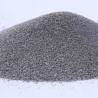 Matériau de sablage abrasif en carbure de silicium vert trempé et arrondi, à haute teneur en carbone, 180 mesh, pour le sablage par projection et l'élimination de la rouille des surfaces