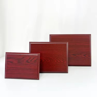 Plaque personnalisée avec logo personnel Certificat souvenir d'anniversaire d'entreprise Plaques en bois Trophée commémoratif