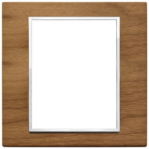 Italian Walnut Wall <b>Plate</b> 18.5 Cm Length 2.2 Cm Height For <b>Switches</b> - Product Image 1