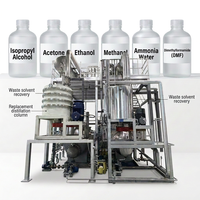 Système de distillation de liquides usagés multi-solvants DMSO, équipement de récupération de solvants pour produits chimiques fins
