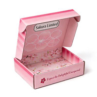 Caja de Envío para Artículos de Artesanía, Impresa Personalizada, Mini Caja de Cartón Corrugado para Envío de Ropa y Mercancías, Marca de Primera Calidad PT