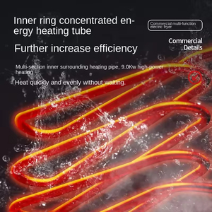 Friggitrice Elettrica Commerciale 30L Versione Computerizzata Riscaldamento Rapido Grande Capacità Vasca Singola per Ristoranti - Product Image 5
