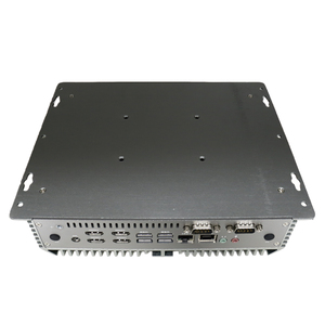 Komputer industri tertanam Mini 6-RS232 COM Port <span class=keywords><strong>Core</strong></span> I7 1255U Lan ganda 4xHDMI layar Perusahaan tanpa kipas PC dipasang di dinding 4G - Product Image 4