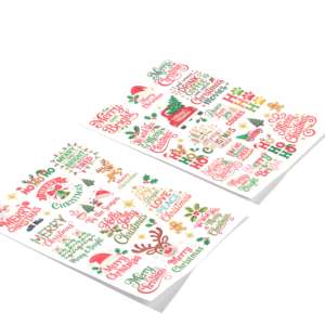 Etichetta Adesiva Trasparente in PVC Personalizzata per Promozioni <span class=keywords><strong>Stagionali</strong></span> e Confezioni Regalo Natalizie - Product Image 2