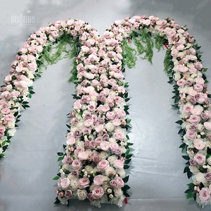 Arco de Flores para Decoración de Bodas al Aire Libre, Plantas y Flores Artificiales - Product Image 5