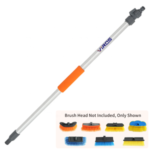 Multi testine sostituibili con palo di prolunga alimentato ad acqua con aste leggere per la pulizia del camion - Product Image 2