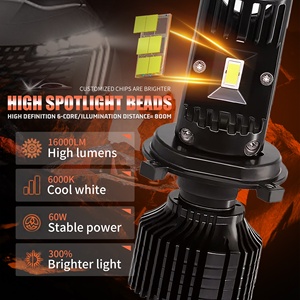 H4 <span class=keywords><strong>LED</strong></span> Y10 Pro siêu sáng mini chiếu ống kính Laser <span class=keywords><strong>LED</strong></span> 60 Wát ô tô bóng đèn chuyển đổi <span class=keywords><strong>Kit</strong></span> HI/lo chùm H7 <span class=keywords><strong>Led</strong></span> Đèn Pha bóng đèn - Product Image 2