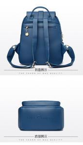 Sac à dos de haute qualité pour femmes, sac de voyage antivol, sac à dos de luxe, sac à bandoulière décontracté, sac d'école pour adolescentes, filles - Product Image 5