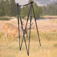 Bâton de chasse à 5 pieds réglable en hauteur (de 95 cm à 175 cm) avec une jambe supplémentaire