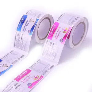 Double layer label Packaging Label For Medicine PVC Vinyl Label Logo waterproof Custom stickers