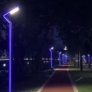 ไฟเสาอลูมิเนียม LED 3 เมตร ไฟถนน LED SMD สำหรับลานบ้านและลานกว้าง - Product Image 5