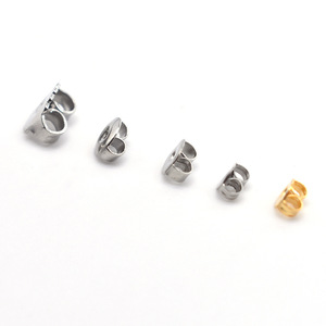 Stainless Steel Round <strong>Butterfly</strong> <strong>Earring</strong> <strong>Backs</strong> Clasp Secure Pierced <strong>Earrings</strong> Backing Locking Replacements <strong>for</strong> Ear Stud Posts - Product Image 5