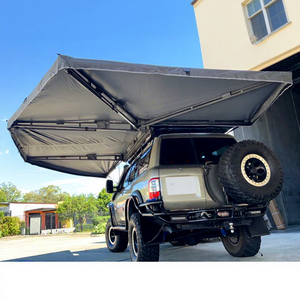 4WD Offroad Camion Remorque Sied Voiture <span class=keywords><strong>Auvent</strong></span> XL 270 <span class=keywords><strong>Auvent</strong></span> Led Autoportant Extérieur Facile Ouverture <span class=keywords><strong>Caravane</strong></span> 270 Degrés <span class=keywords><strong>Auvent</strong></span> Tente Pour Voiture - Product Image 1