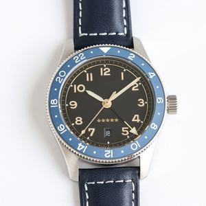 Montres mécaniques de haute qualité, vente chaude, design de créateur, anneau en céramique, montres haut de gamme pour hommes, boîtier bleu - Product Image 2