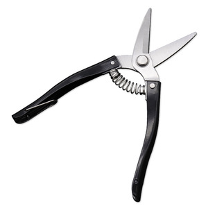 Tijeras de Podar de Acero Inoxidable Negras, Herramienta Manual para Podar Árboles y Jardín - Product Image 1
