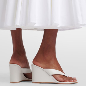 En solde, tongs compensées faites à la main de haute qualité, livraison rapide, sandales à talons hauts pour femmes - Product Image 5