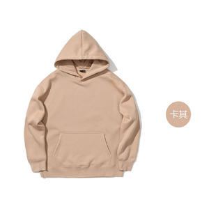 Sweats à capuche épais pour hommes 420 GSM sweats à capuche surdimensionnés épais polaire unie sweat à capuche unisexe pour OEM - Product Image 5