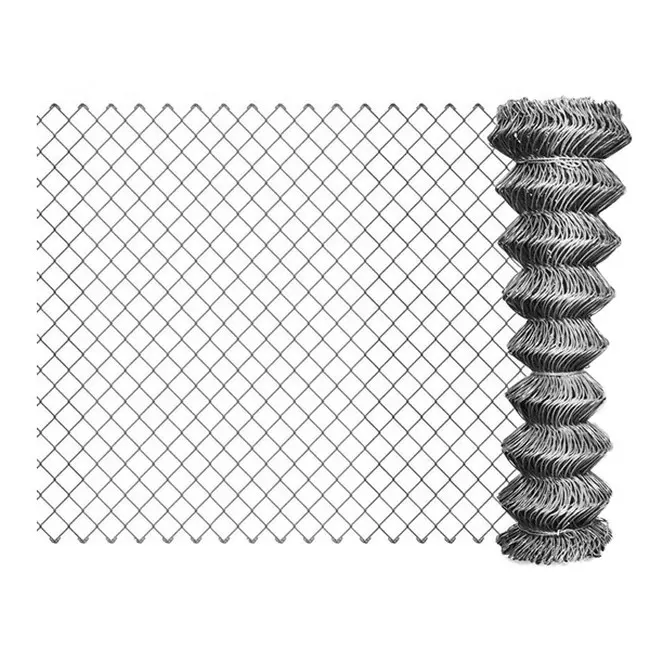 Custom project 6ft 7ft 8ft galvanized cyclone diamond mesh chain link wire mesh farm fencing