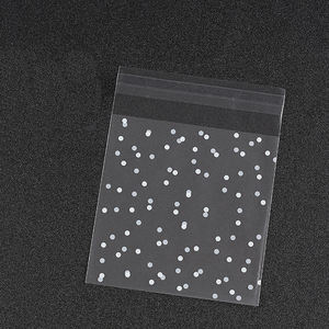 Sacchetto richiudibile autoadesivo smerigliato <span class=keywords><strong>per</strong></span> biscotti con caramelle neve croccante - Product Image 1