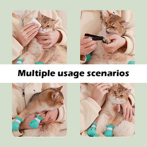 4 पीसी सिलिकॉन पालतू जूते कवर बिल्ली स्नान सामान को कवर करता है बिल्ली के जूते को कवर करता है बिल्ली के जूते - Product Image 4