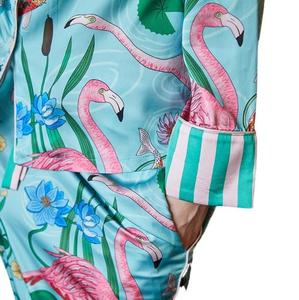 Pijamas Ligeros de Seda de Hielo Hongbo para Mujer, Ropa de Dormir al por Mayor, Tallas Grandes, Cuello Camisero, Pijamas de Lujo para Todas las Temporadas - Product Image 3