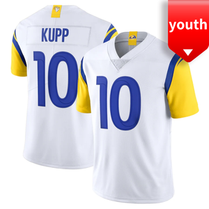 Venta al por mayor de alta calidad bordado jóvenes Los Angeles fútbol americano Jerseys 10 # Kupp 99 # Aaron <span class=keywords><strong>Donald</strong></span> secado rápido y transpirable - Product Image 5
