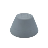 Accessoire pour bateau gonflable, cône de protection anti-collision en PVC, arche plate de remplacement, diamètre supérieur 75 mm, hauteur 97 mm, angle 45°, noir/gris