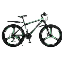Vélo de montagne 26/24 pouces, 27 vitesses, pour adultes hommes/femmes/étudiants, cadre en acier à haute teneur en carbone, freins à disque doubles, capacité de charge de 120 kg