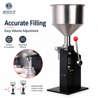 Machine de remplissage manuelle de crème au chocolat liquide visqueux/distributeur portable de confiture
